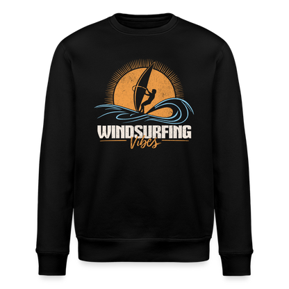 Unisex Bio-Sweatshirt ROLLER -vibes- - Schwarz