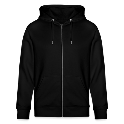 Unisex Bio-Kapuzenjacke CULTIVATOR -evolution- - Schwarz
