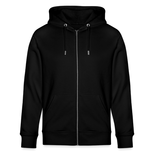 Unisex Bio-Kapuzenjacke CULTIVATOR -evolution- - Schwarz