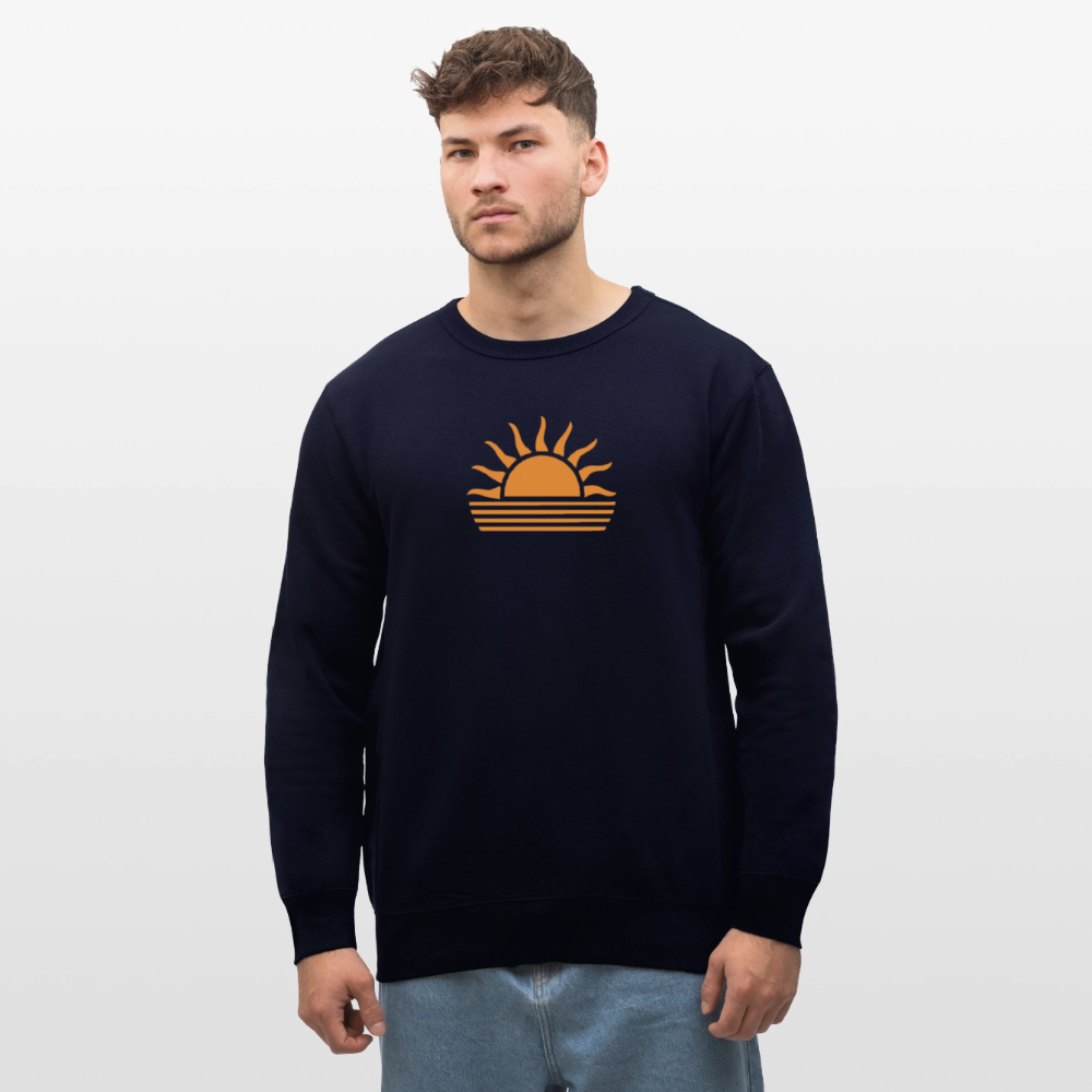 Unisex Bio-Sweatshirt -sunset- - Navy