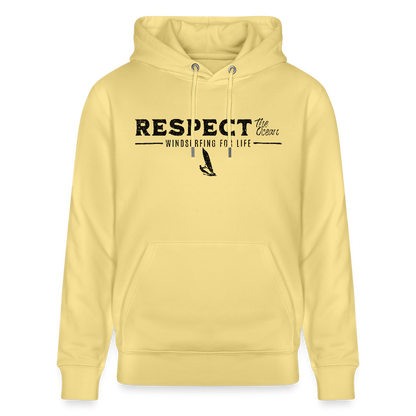 Unisex Bio-Hoodie CRUISER -respect- - Gelb Viva 