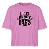 Frauen Boxy Bio-T-Shirt -windy- - Pink