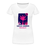 Frauen Premium Bio T-Shirt -endless summer- - Weiß