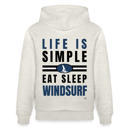 Unisex Bio-Hoodie CRUISER - Beige meliert