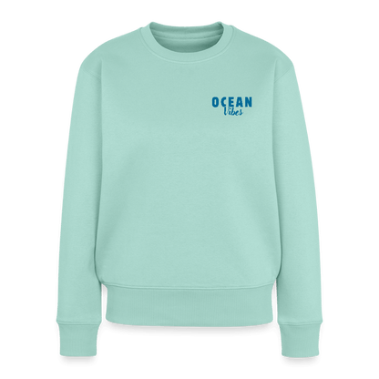 Frauen Premium Pullover -happiest- - Mint 