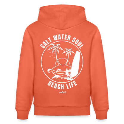 Unisex Bio-Hoodie CRUISER -salt water soul- - Hellrot
