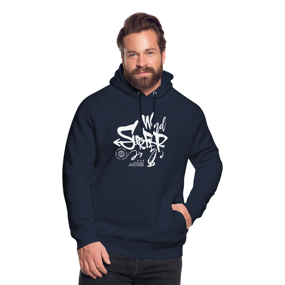 Unisex Bio-Hoodie -good vibes- - Navy