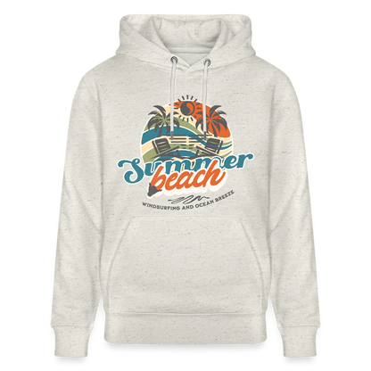 Unisex Bio-Hoodie CRUISER -summer beach- - Beige meliert