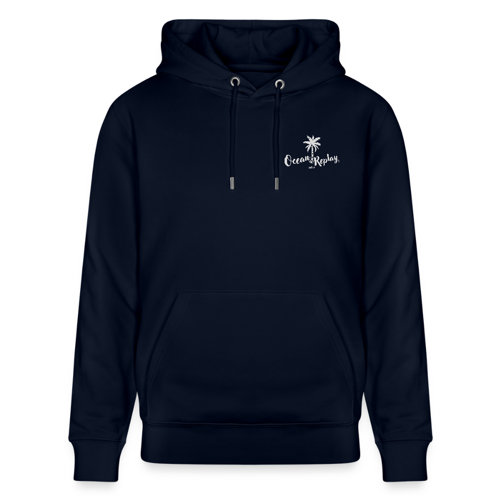 Unisex Bio-Hoodie CRUISER -ocean replay- - Navy