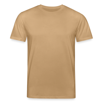 -Möwe- Unisex Bio-T-Shirt CREATOR Backprint - Karamell 