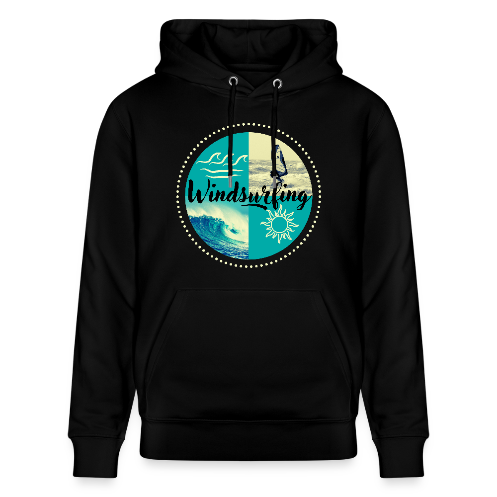 Unisex Bio-Hoodie CRUISER -ocean- - Schwarz