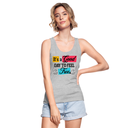 Frauen Bio Tank Top -free- - Grau meliert