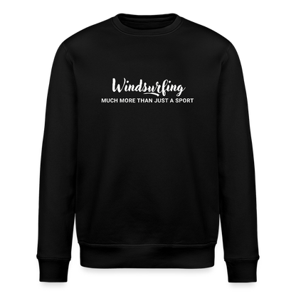 Geschenke Für Windsurfer - Unisex Bio-Sweatshirt ROLLER -much more- - Schwarz