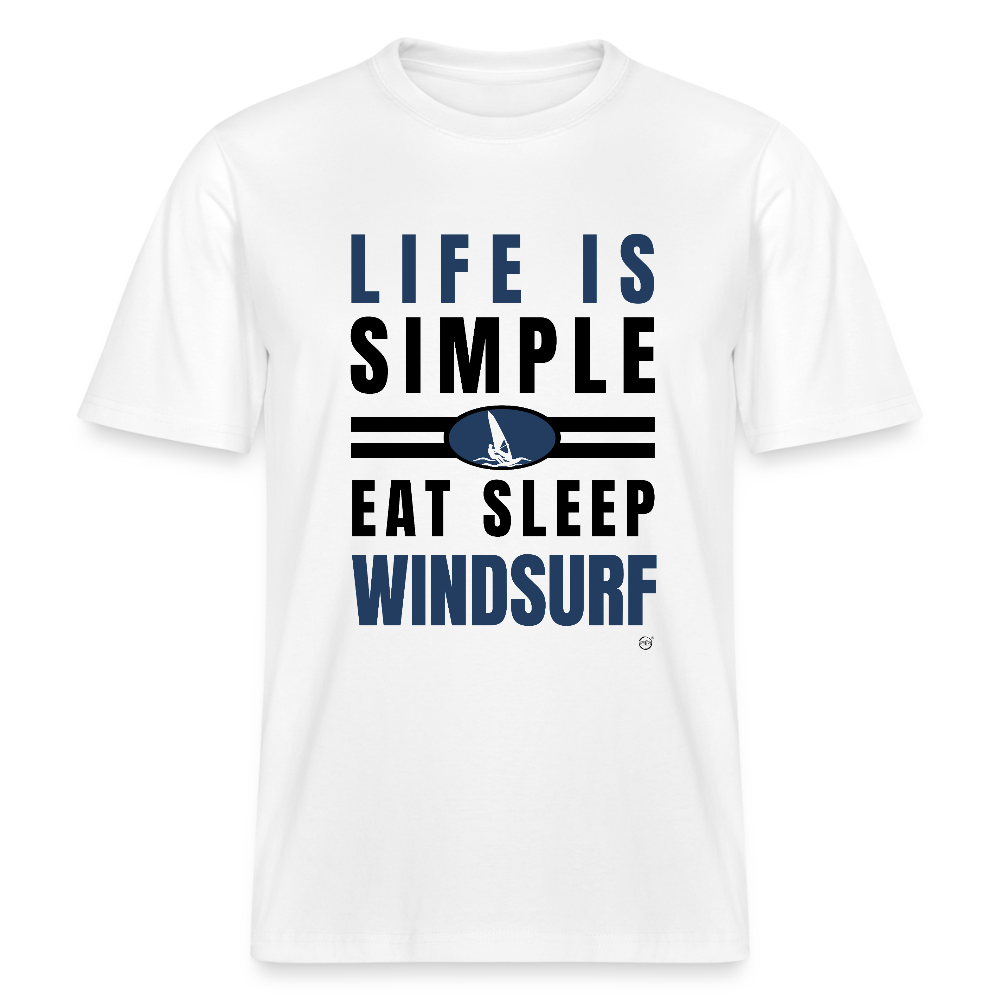 Relaxed Fit Unisex Bio-T-Shirt - Weiß