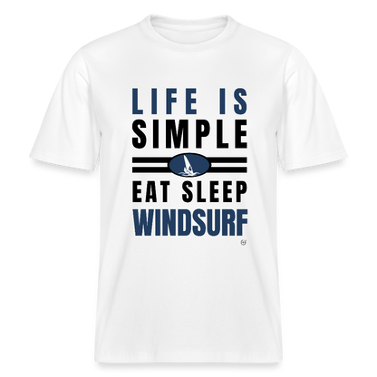 Relaxed Fit Unisex Bio-T-Shirt - Weiß