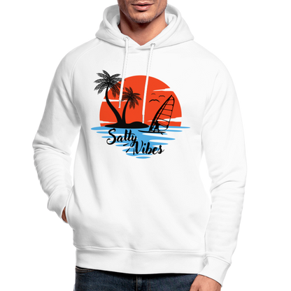 Unisex Bio-Hoodie -salty vibes- - Weiß