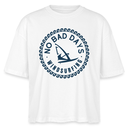 safis Frauen Windsurf Bio-T-Shirt Nova -no bad days- - Weiß