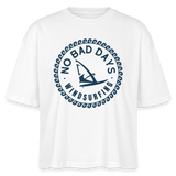 safis Frauen Windsurf Bio-T-Shirt Nova -no bad days- - Weiß