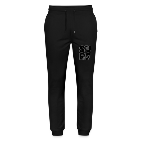 Unisex Bio Jogginghose -surf- - Schwarz