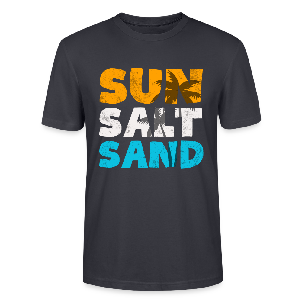 Unisex T-Shirt -sun salt sand- - Dunkles Graublau