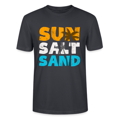 Unisex T-Shirt -sun salt sand- - Dunkles Graublau