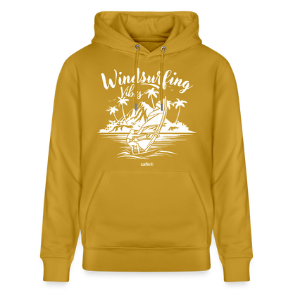 Unisex Bio-Hoodie CRUISER -Windsurfing Vibes- - Ocker