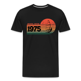 Männer Premium Bio T-Shirt -1975- - Schwarz