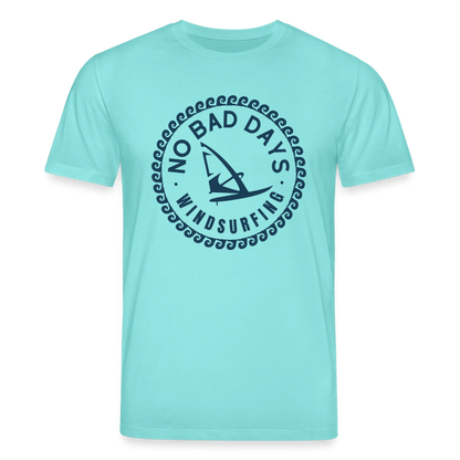 safis Windsurf Bio-T-Shirt  CREATOR -no bad days- - Poolblau