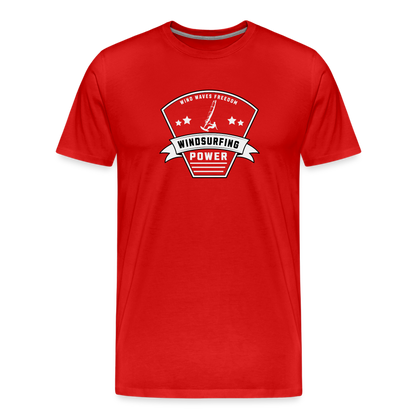 Männer Premium Bio T-Shirt -power- - Rot