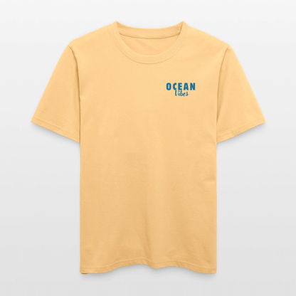 Relaxed Fit Unisex Bio-T-Shirt -happiest- - Hellgelb
