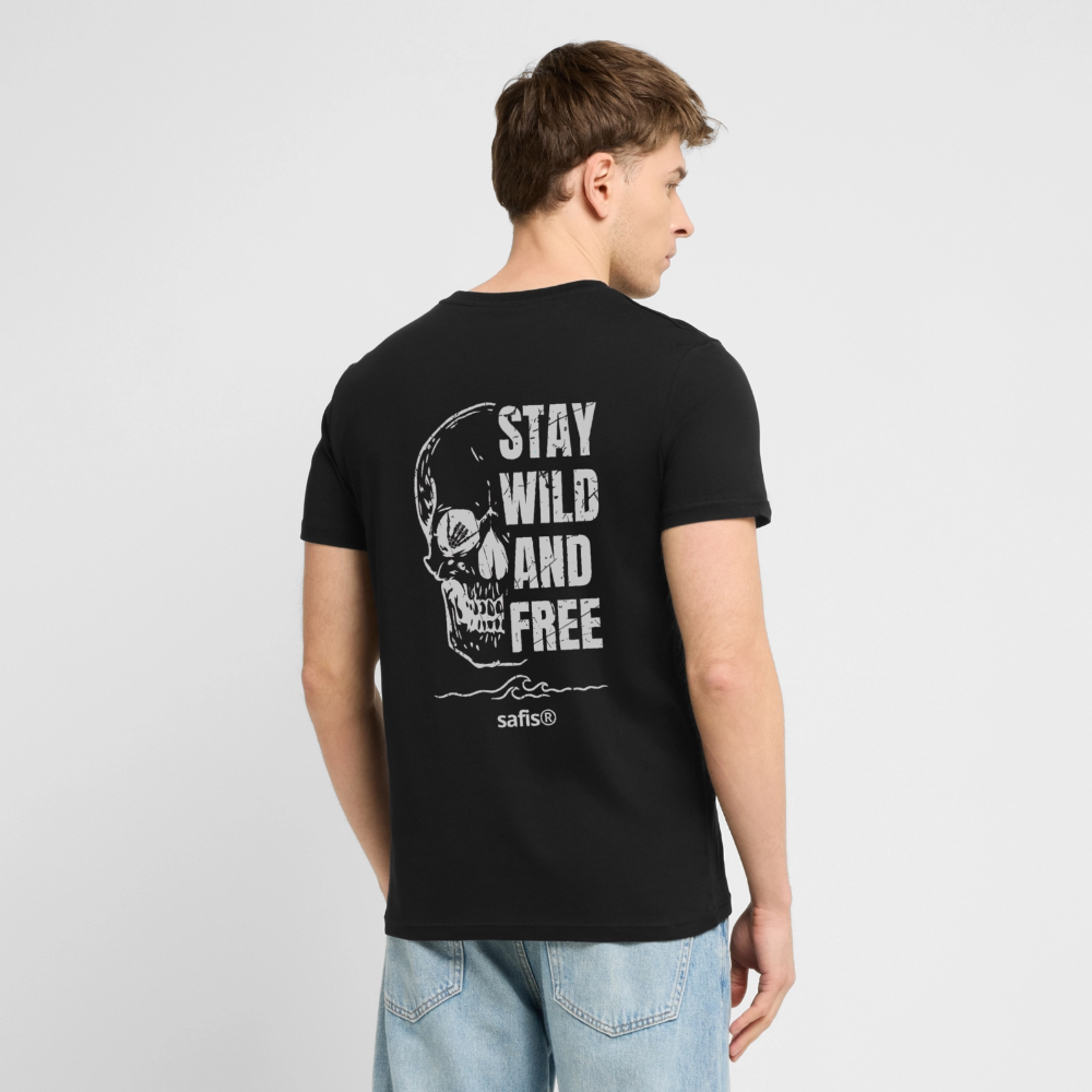 -wild and free- Unisex Bio-T-Shirt CREATOR - Schwarz