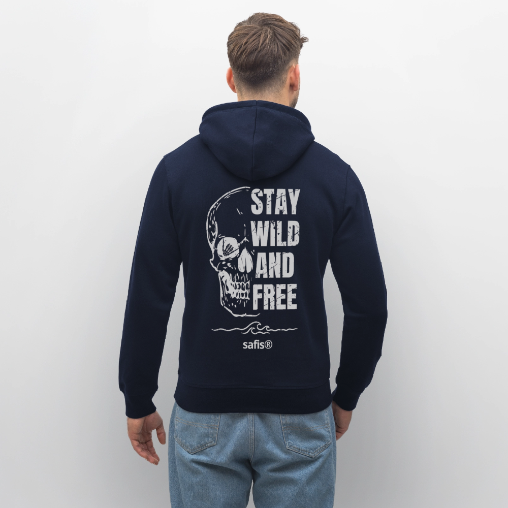 -wild and free- Unisex Bio-Hoodie DRUMMER - French Navy