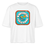 Frauen Boxy Bio-T-Shirt -feeld good- - Weiß