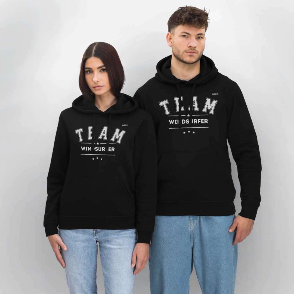 Unisex Bio-Hoodie DRUMMER -Team Windsurfer- - Schwarz