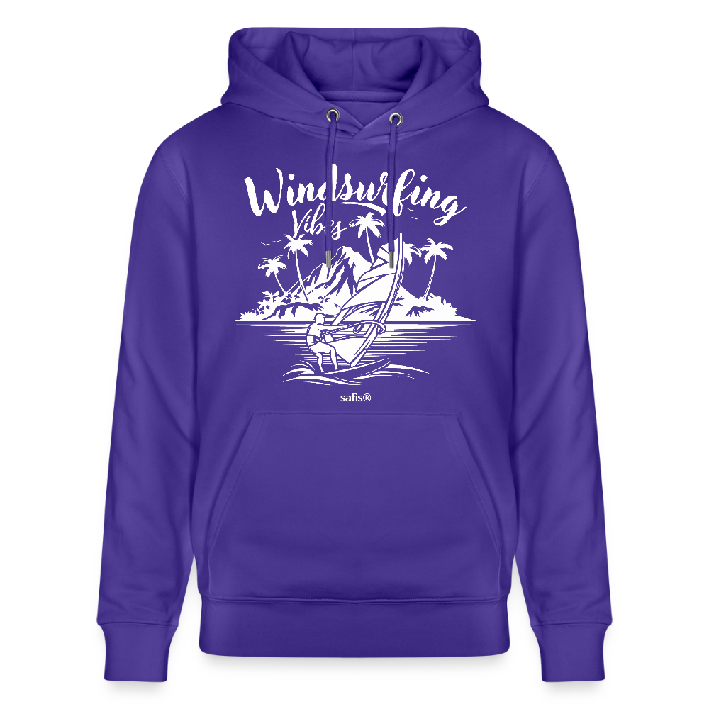 Unisex Bio-Hoodie CRUISER -Windsurfing Vibes- - Purple Love 