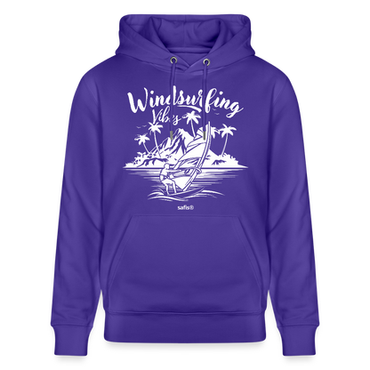 Unisex Bio-Hoodie CRUISER -Windsurfing Vibes- - Purple Love 
