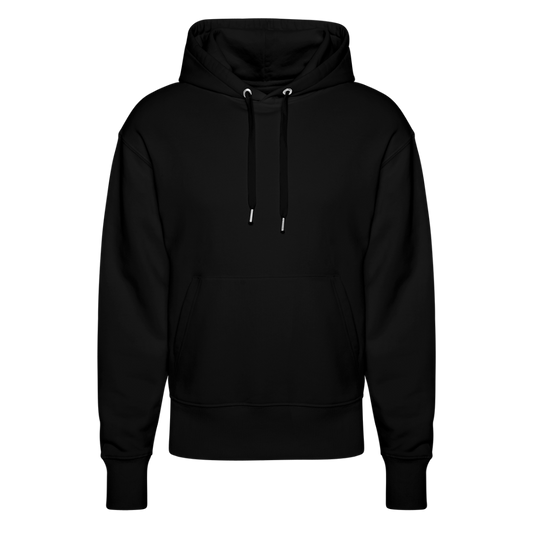 Unisex Relaxed Fit Bio-Hoodie SLAMMER -never know- - Schwarz