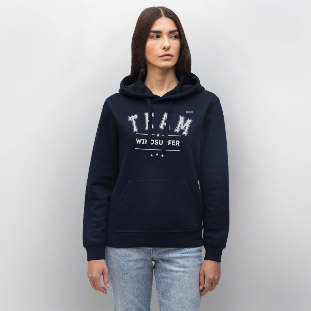 Unisex Bio-Hoodie DRUMMER -Team Windsurfer- - French Navy