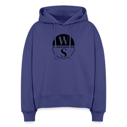 Boxy Frauen Bio Hoodie -ws- - Königsblau