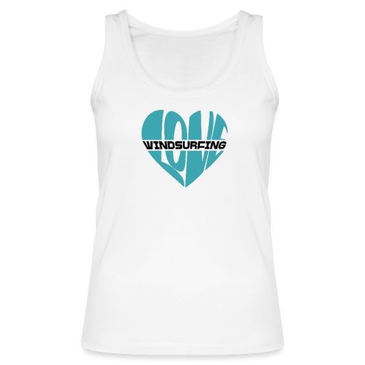 Frauen Bio Tank Top -Herz- - Weiß