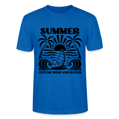 safi s T-Shirt CRAFTER -give me wind and water- - Pfauenblau