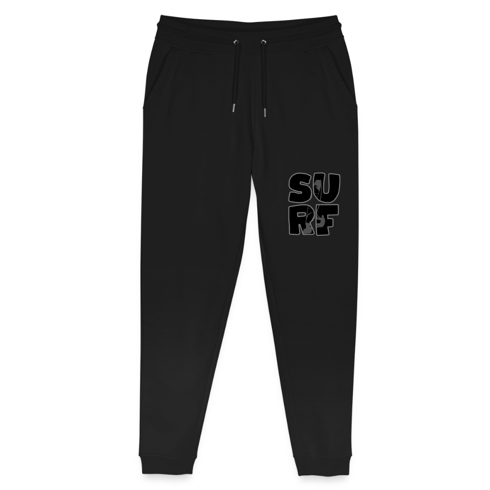 Unisex Bio Jogginghose -surf- - Schwarz