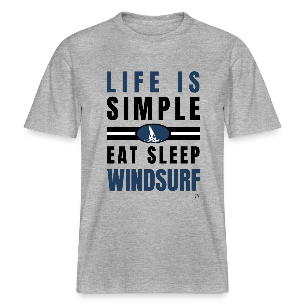 Relaxed Fit Unisex Bio-T-Shirt - Grau meliert