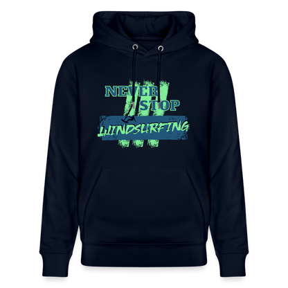 Unisex Bio-Hoodie CRUISER -never stop windsurfing- - Navy