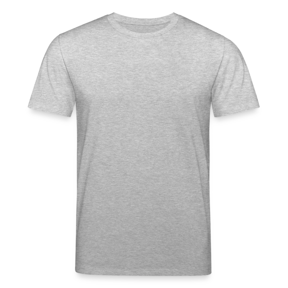 -Möwe- Unisex Bio-T-Shirt CREATOR Backprint - Grau meliert