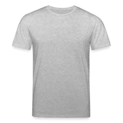 -Möwe- Unisex Bio-T-Shirt CREATOR Backprint - Grau meliert