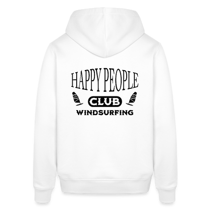 Unisex Bio-Hoodie -happy people- - Weiß