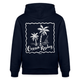 safis® Windsurfer Unisex Bio-Hoodie Cruiser -Ocean Replay- - Navy