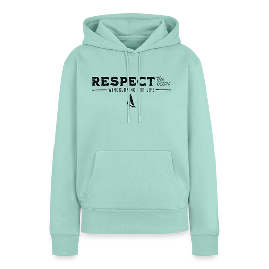 Frauen Premium Hoodie -respect- - Mint 
