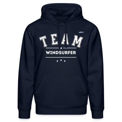 Unisex Bio-Hoodie DRUMMER -Team Windsurfer- - French Navy